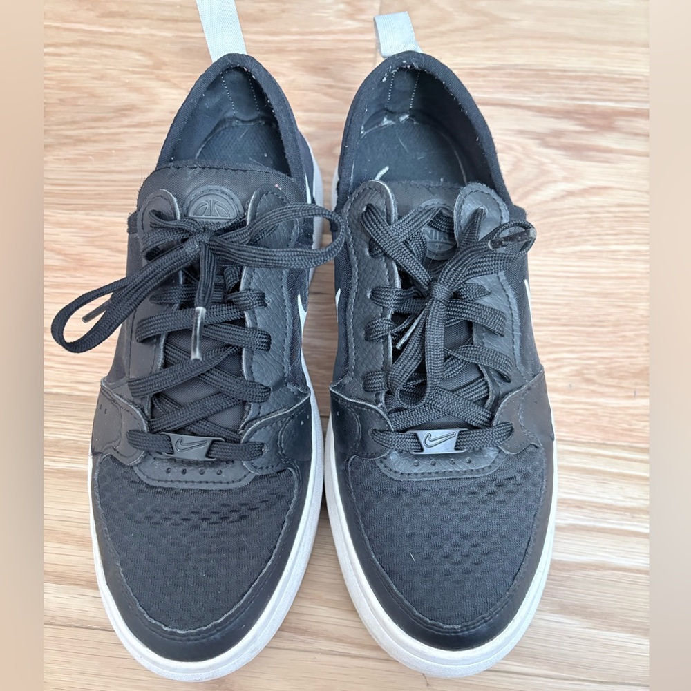 Nike Court Vision Alta Platform Sneakers Black White Women’s 8 CW6536-001